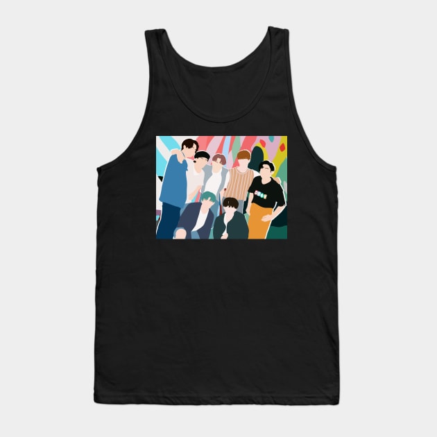 BTS Tank Top by camillekayart